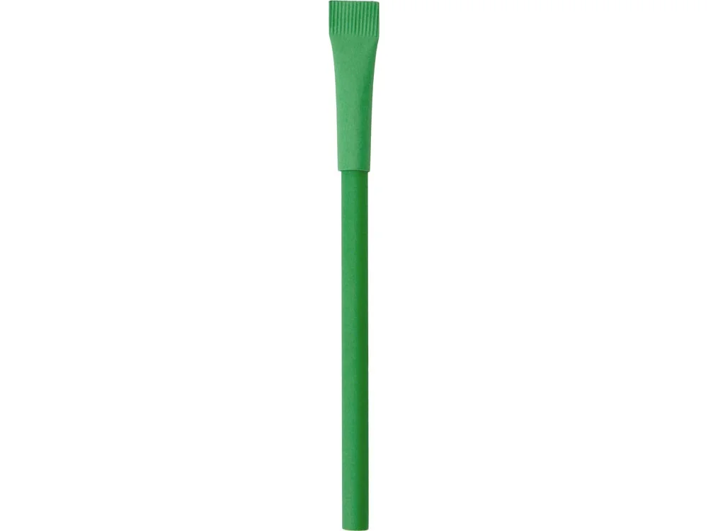 Ручка из бумаги с колпачком Recycled зеленый - фото 3