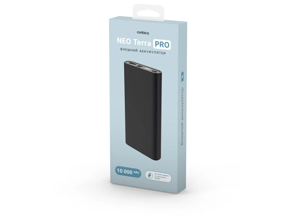 Внешний аккумулятор Terra Pro с QC/PD 10000 mAh черный - фото 5