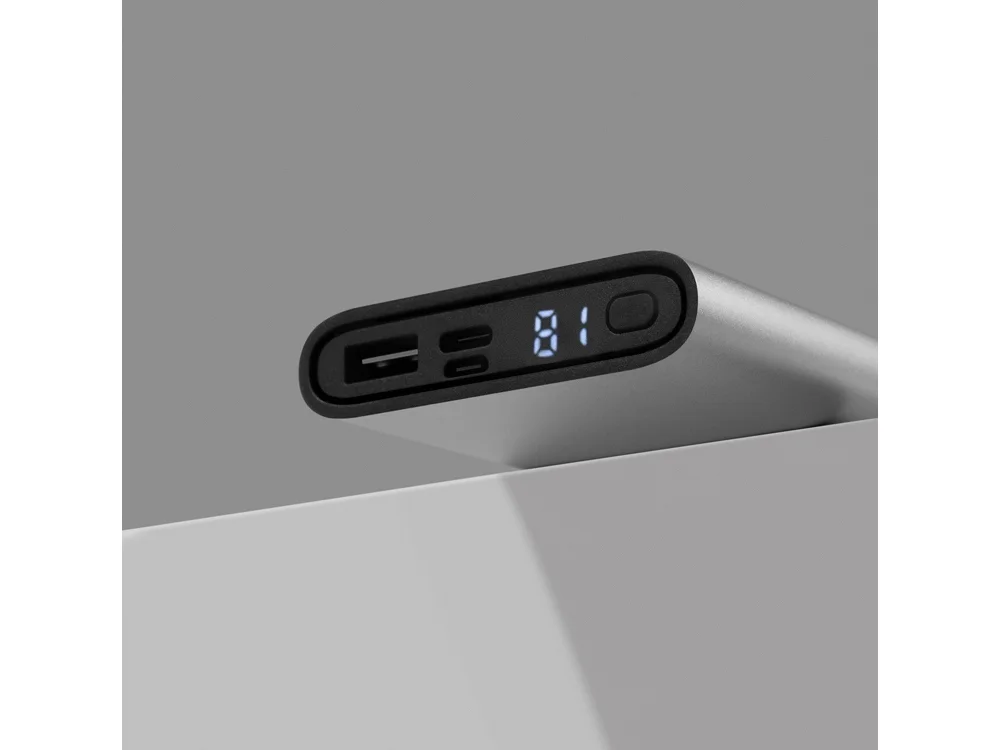Внешний аккумулятор Terra Pro с QC/PD 10000 mAh серебристый - фото 4