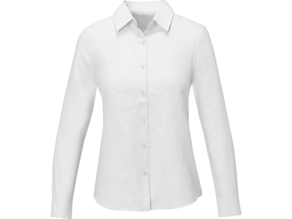 Рубашка Pollux женская с длинным рукавом белый 3XL - фото 4