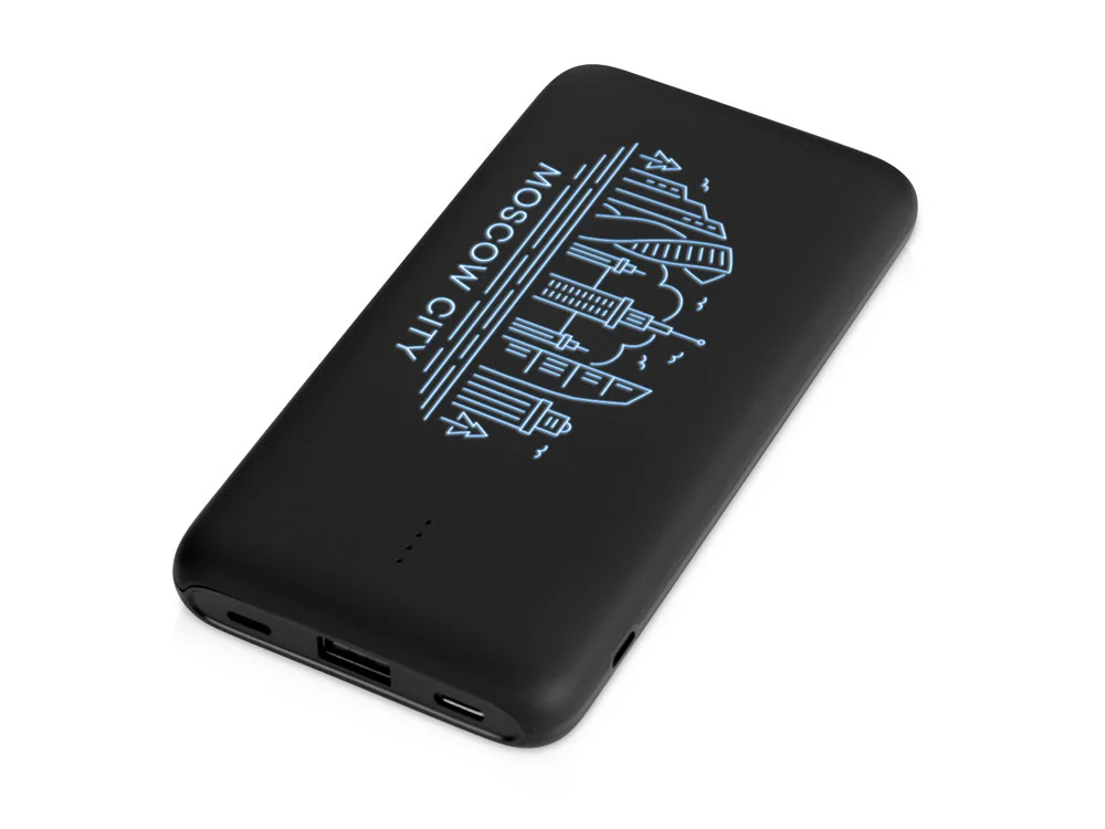 Внешний беспроводной аккумулятор с подсветкой лого Sinefilo