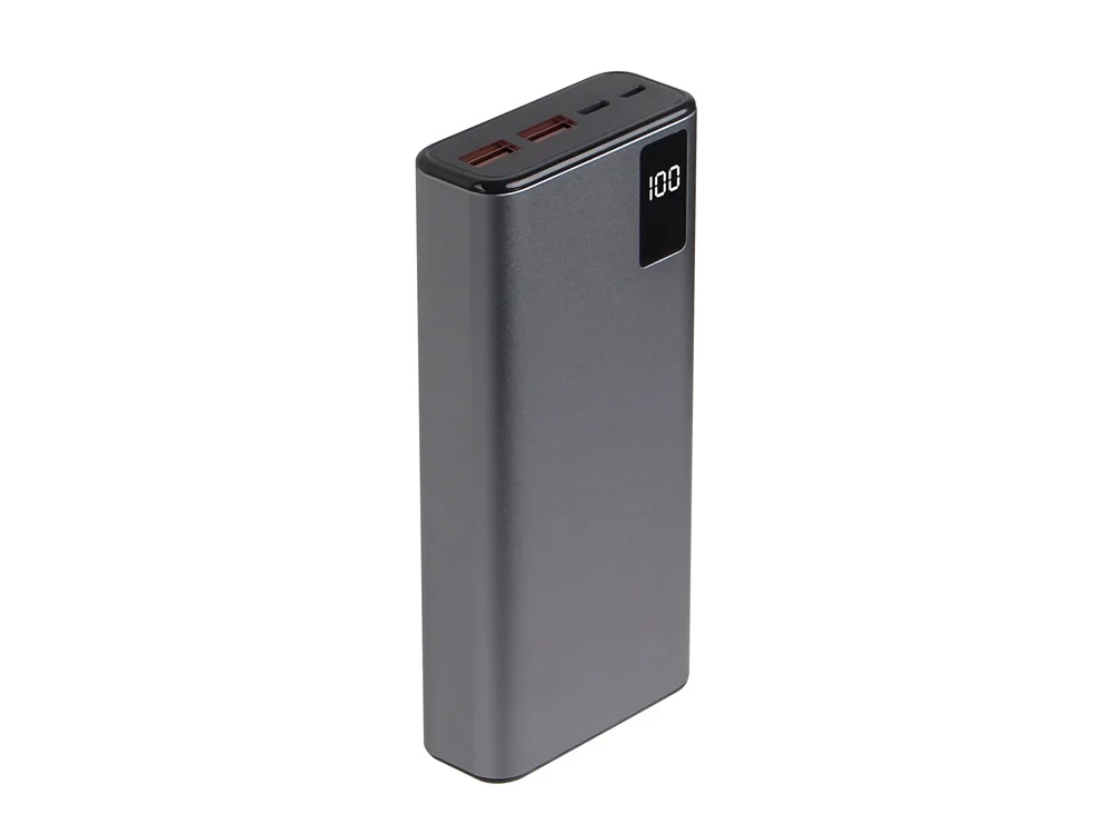 Внешний аккумулятор NEO Journey c быстрой зарядкой 20000 mAh серебристый черный - фото 1