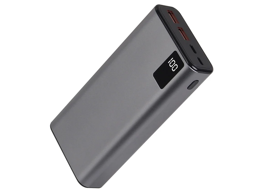 Внешний аккумулятор NEO Journey c быстрой зарядкой 20000 mAh серебристый черный - фото 3
