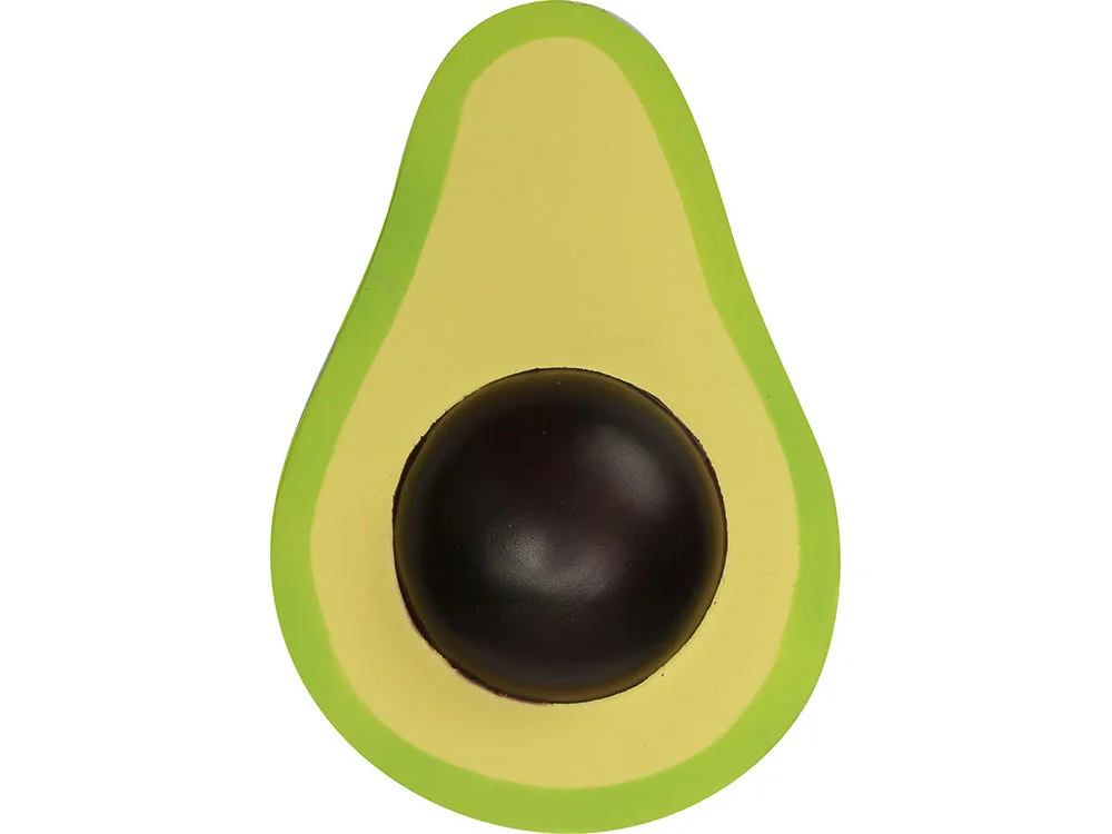 Антистресс Авокадо зеленый желтый зеленое яблоко коричневый - фото 3
