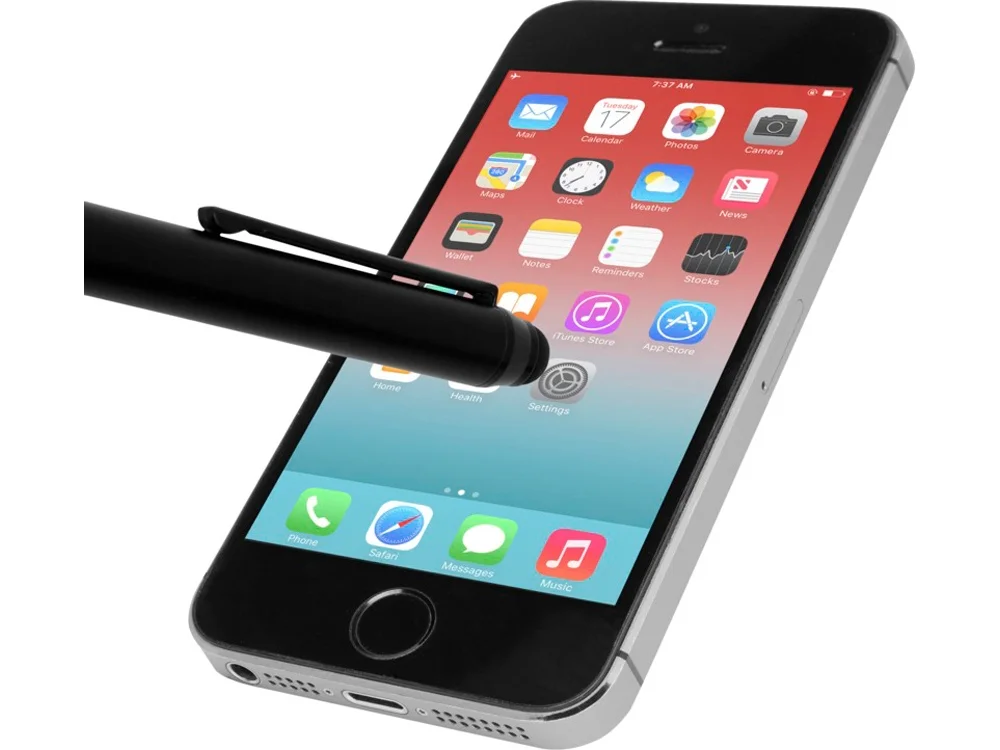 Ручка-стилус металлическая шариковая «Tactical Dark», черный - фото 7