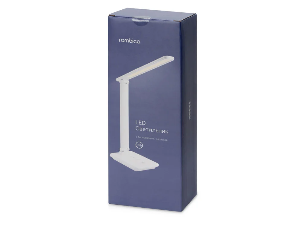 Настольная лампа с беспроводной зарядкой LED FAROS белый - фото 16