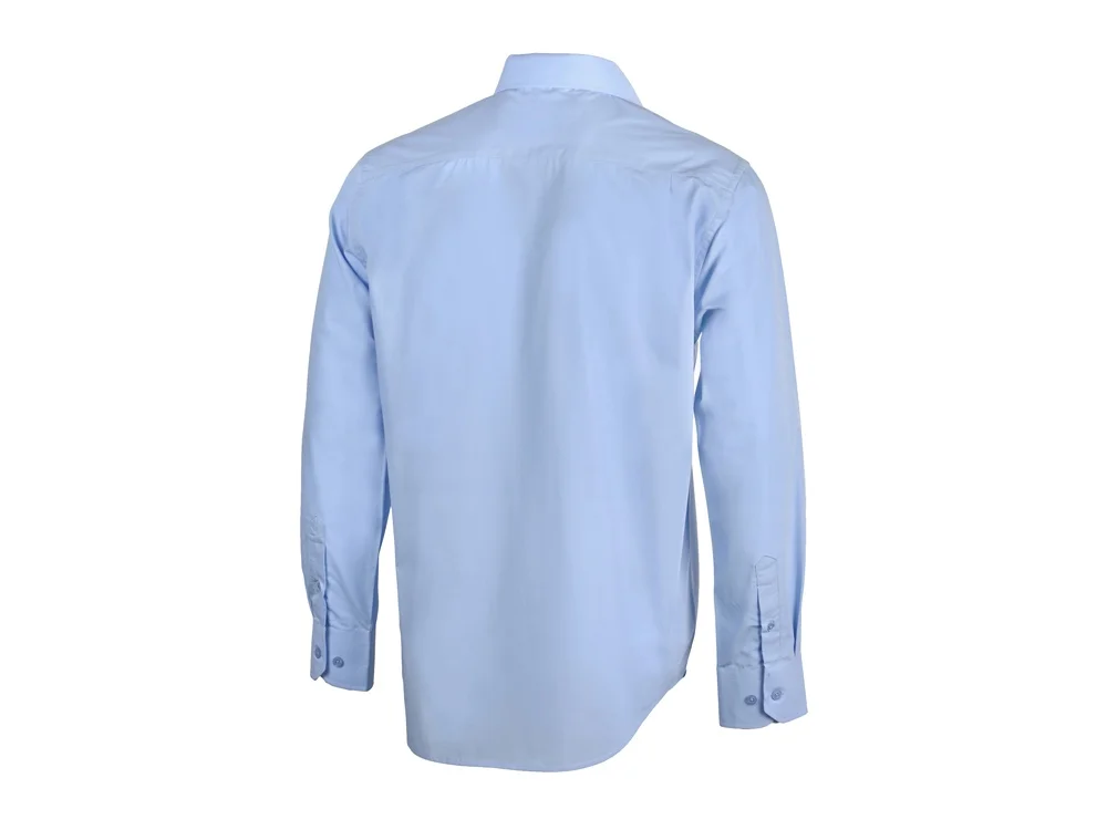 Рубашка Houston мужская с длинным рукавом голубой M - фото 2