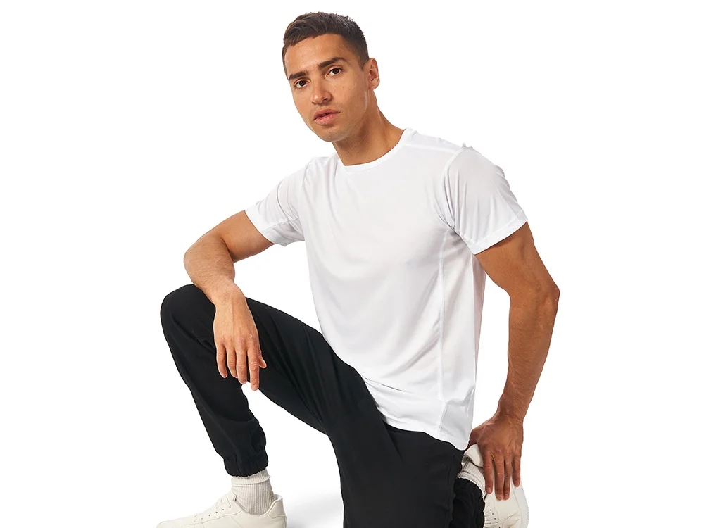 Футболка спортивная Turin мужская белый L - фото 2