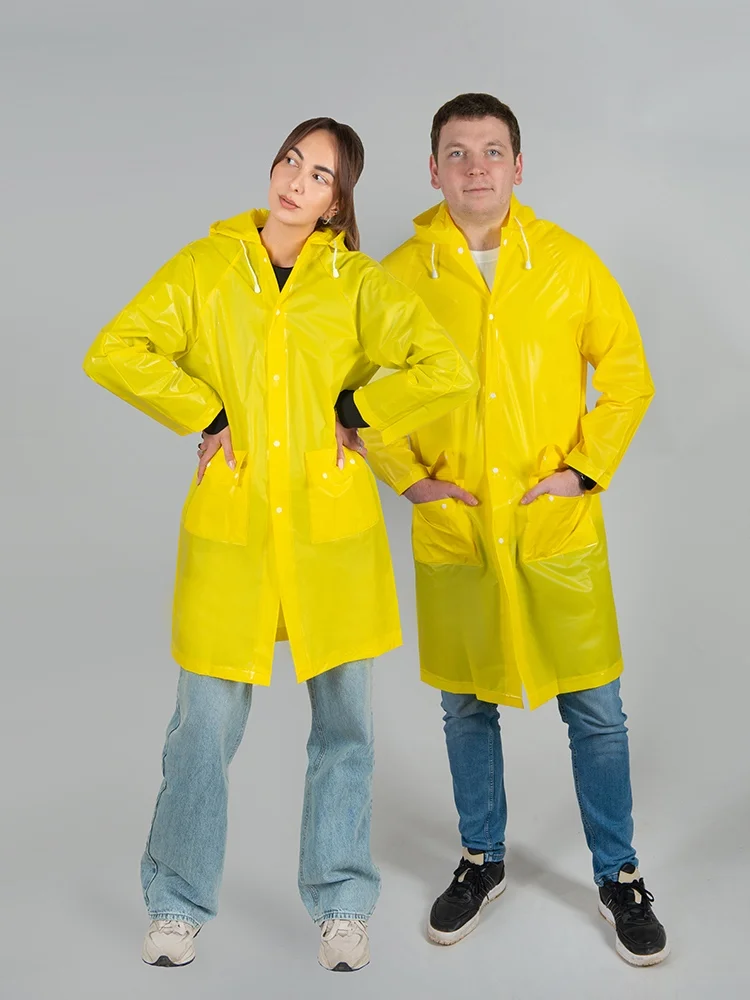 Дождевик Hawaii pro c чехлом унисекс белый M-L - фото 10