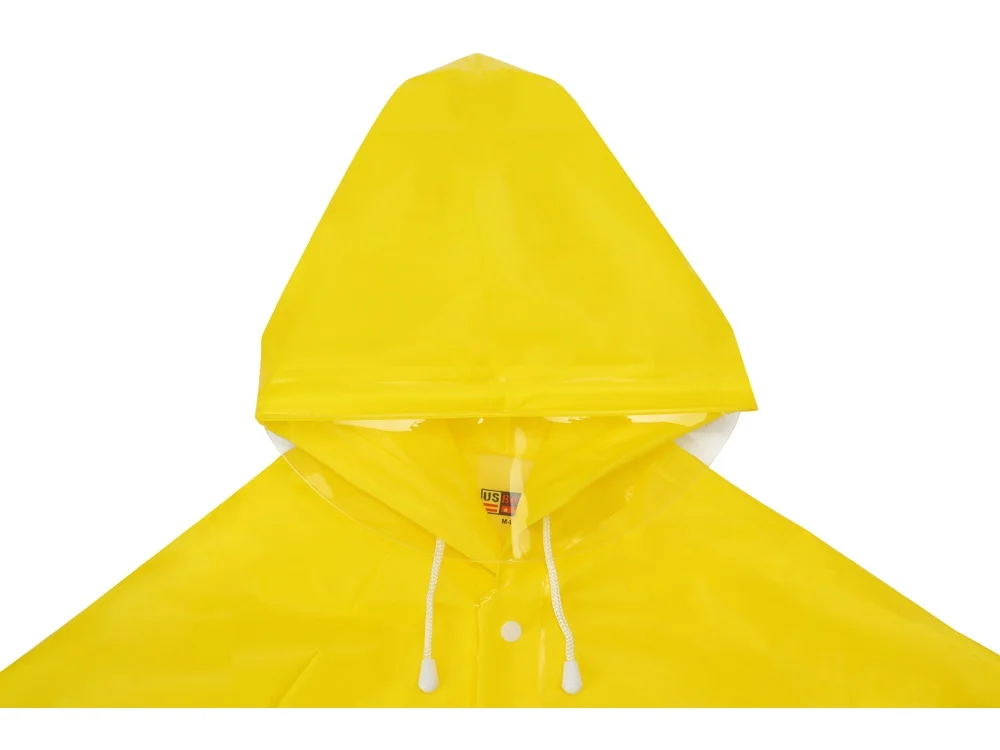 Дождевик Hawaii pro c чехлом унисекс желтый - фото 8