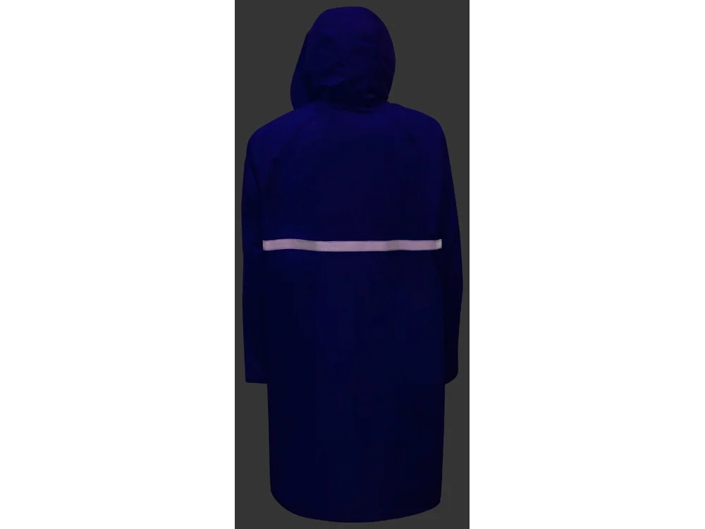 Дождевик со светоотражающей тесьмой «Lanai», классический синий, M-L - фото 6