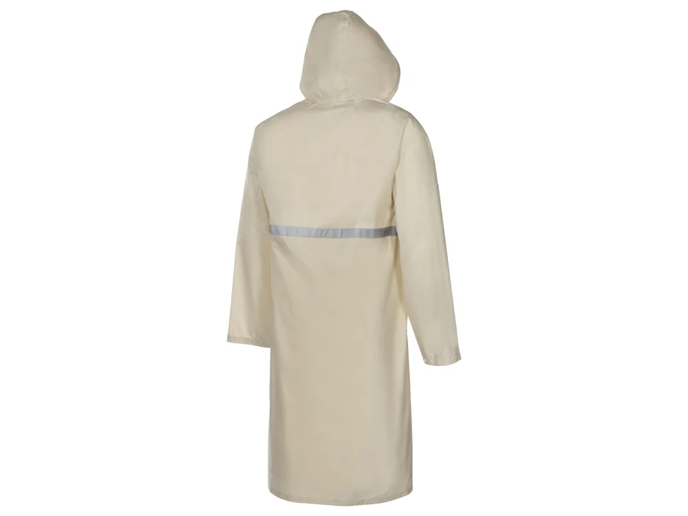 Дождевик со светоотражающей тесьмой Lanai молочный XS-S - фото 2