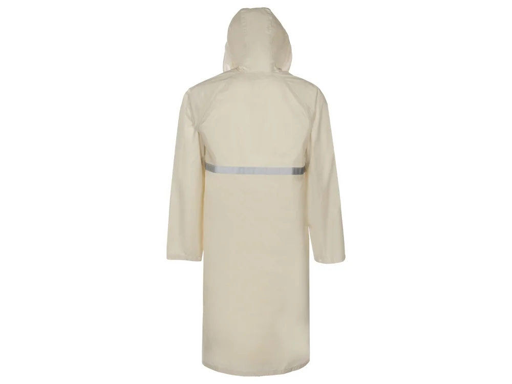 Дождевик со светоотражающей тесьмой Lanai молочный XS-S - фото 4