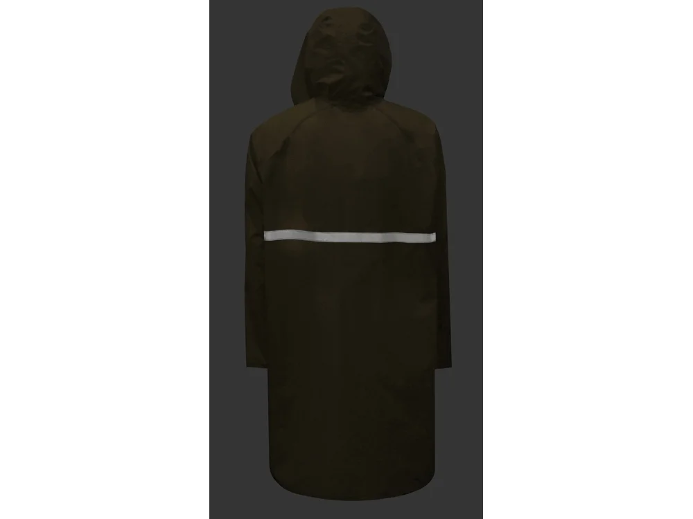 Дождевик со светоотражающей тесьмой Lanai молочный XS-S - фото 6