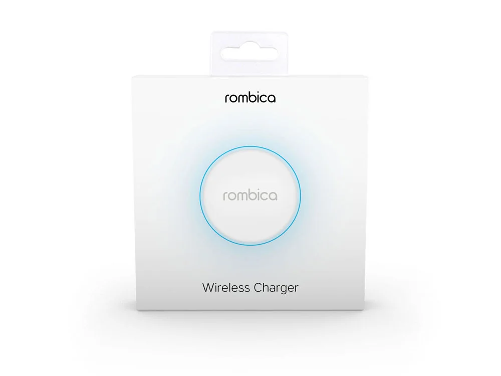 Беспроводное зарядное устройство NEO Core Quick c быстрой зарядкой с логотипом Rombica белый - фото 4