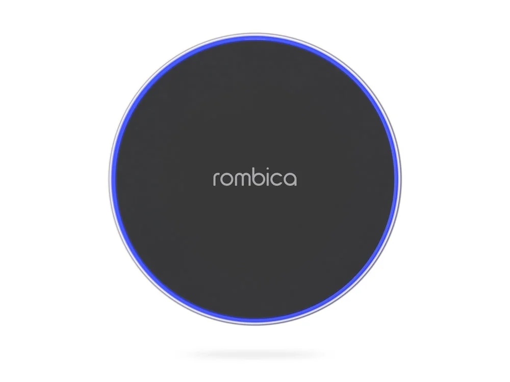 Беспроводное зарядное устройство NEO Core Quick c быстрой зарядкой с логотипом Rombica черный - фото 2