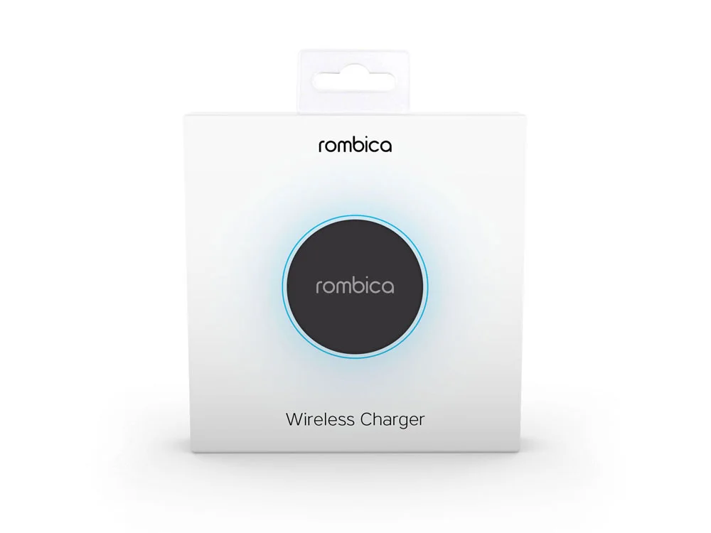 Беспроводное зарядное устройство NEO Core Quick c быстрой зарядкой с логотипом Rombica черный - фото 4