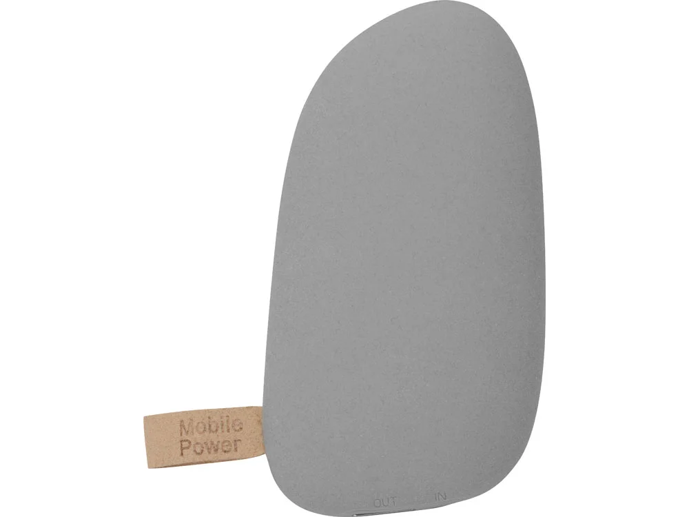 Внешний аккумулятор в форме камня Stone 5200 mAh серый - фото 4