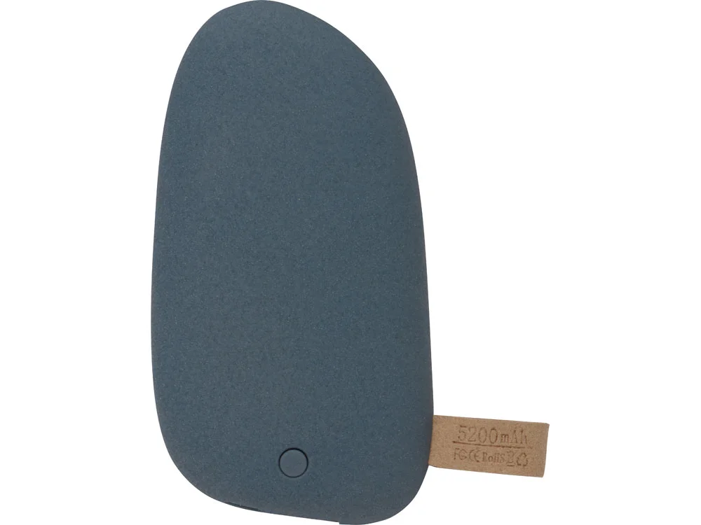 Внешний аккумулятор в форме камня «Stone», 5200 mAh, серо-синий - фото 3