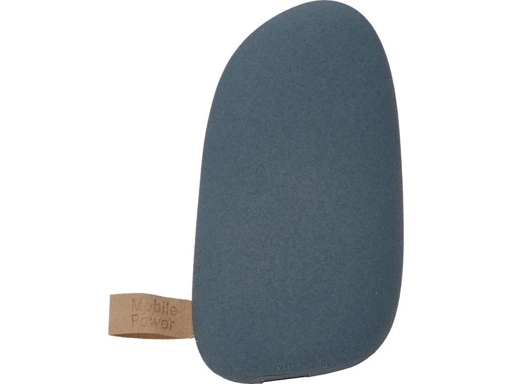 Внешний аккумулятор в форме камня «Stone», 5200 mAh, серо-синий - фото 4