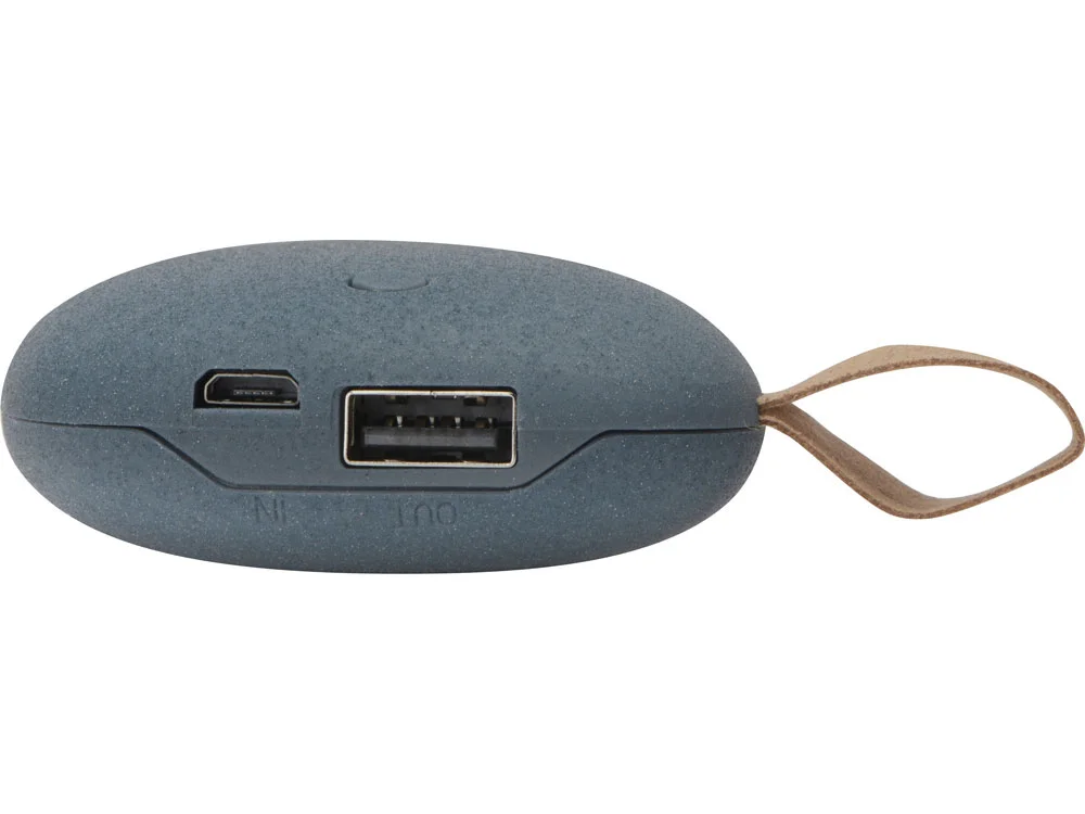 Внешний аккумулятор в форме камня «Stone», 5200 mAh, серо-синий - фото 5
