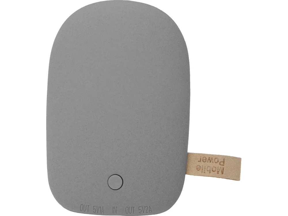 Внешний аккумулятор в форме камня Stone 7800 mAh серый - фото 3