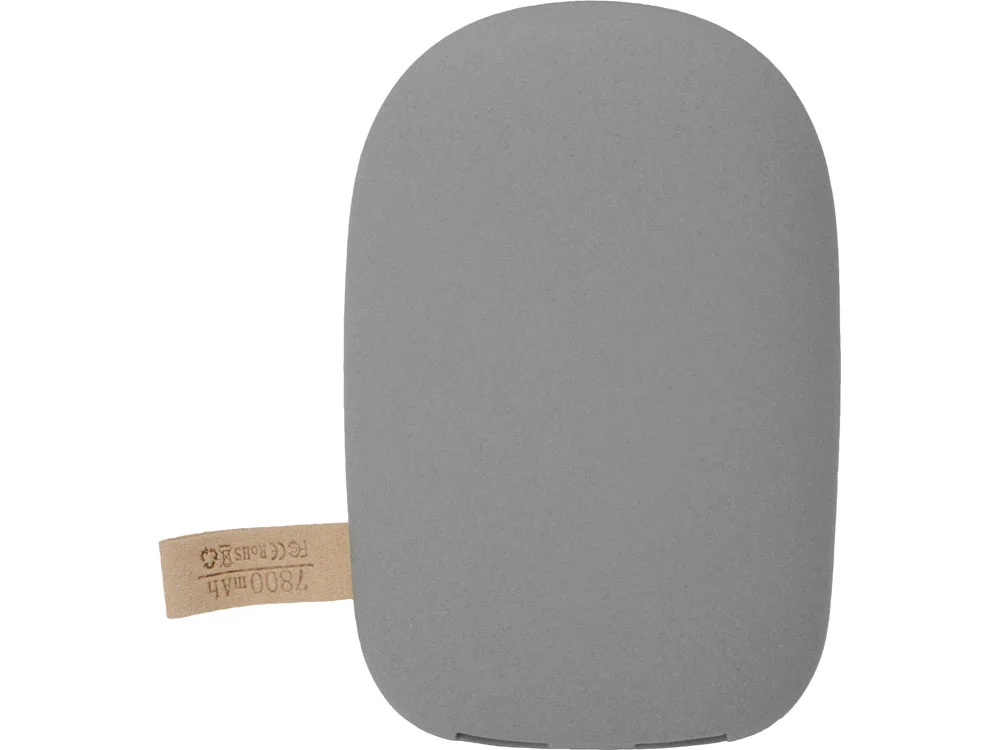 Внешний аккумулятор в форме камня Stone 7800 mAh серый - фото 4