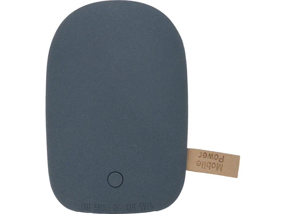 Внешний аккумулятор в форме камня «Stone», 7800 mAh, темно-серый - фото 3