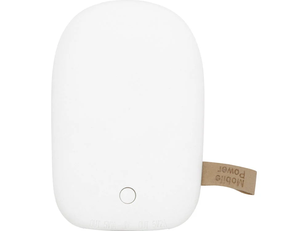 Внешний аккумулятор в форме камня «Stone», 7800 mAh, белый - фото 3