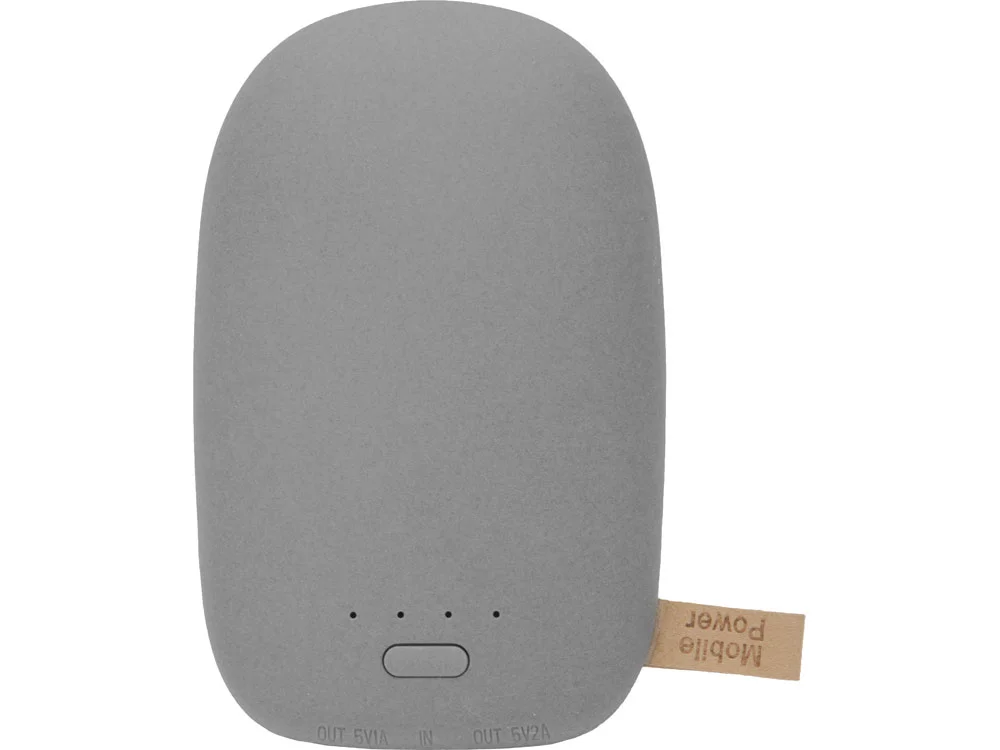 Внешний аккумулятор в форме камня Stone 10400 mAh серый - фото 3