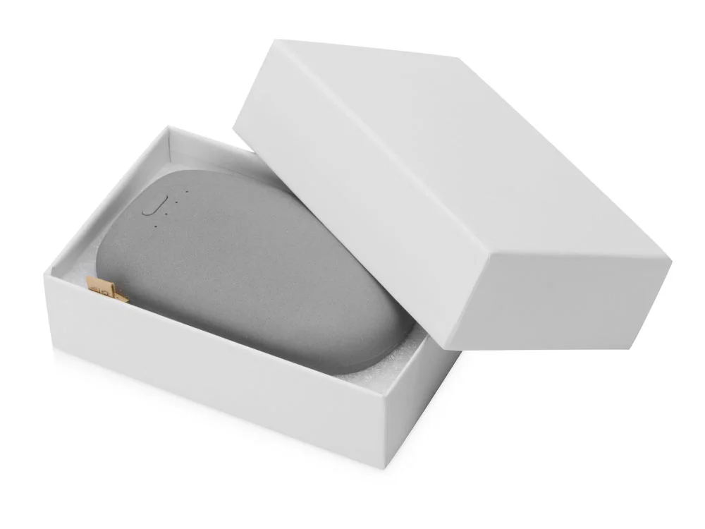 Внешний аккумулятор в форме камня Stone 10400 mAh серый - фото 9