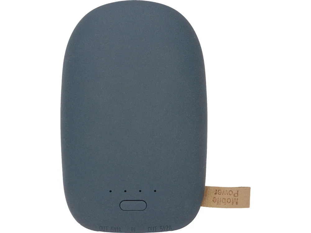 Внешний аккумулятор в форме камня Stone 10400 mAh темно-серый - фото 3