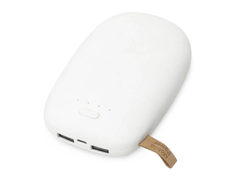 Внешний аккумулятор в форме камня «Stone», 10400 mAh, белый - фото 1