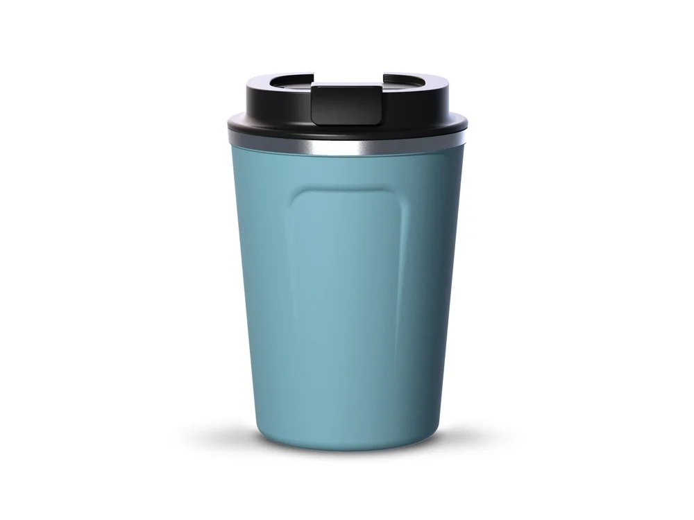 Термокружка CAFÉ COMPACT голубой 380 мл - фото 1