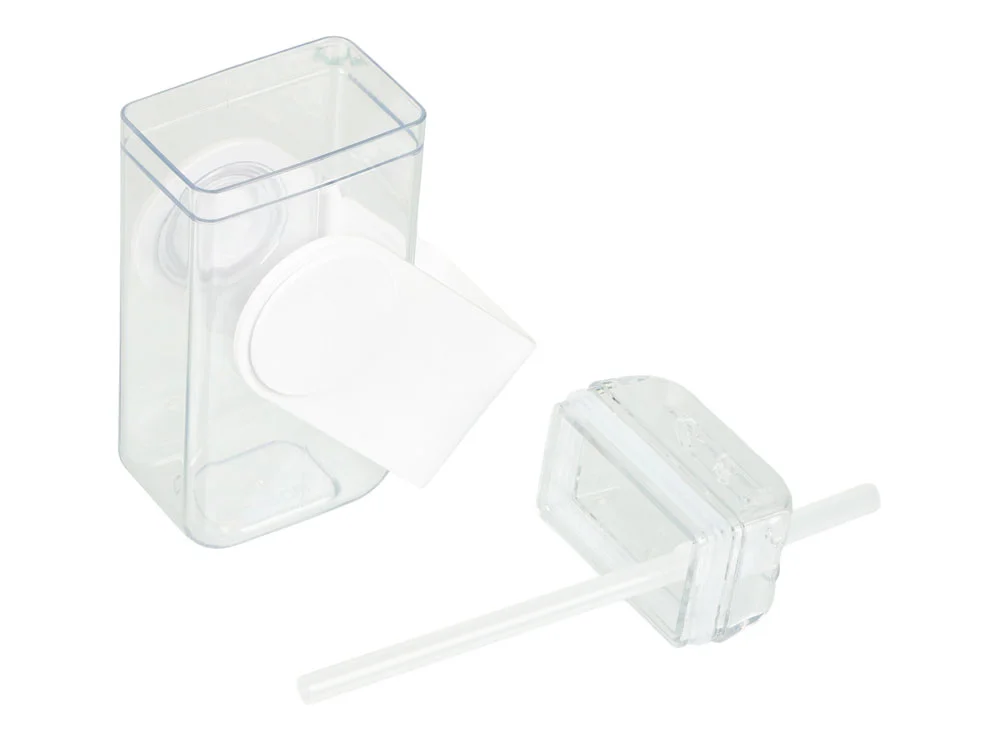 Бутылка для воды JUICY DRINK BOX 290 мл прозрачный белый - фото 4