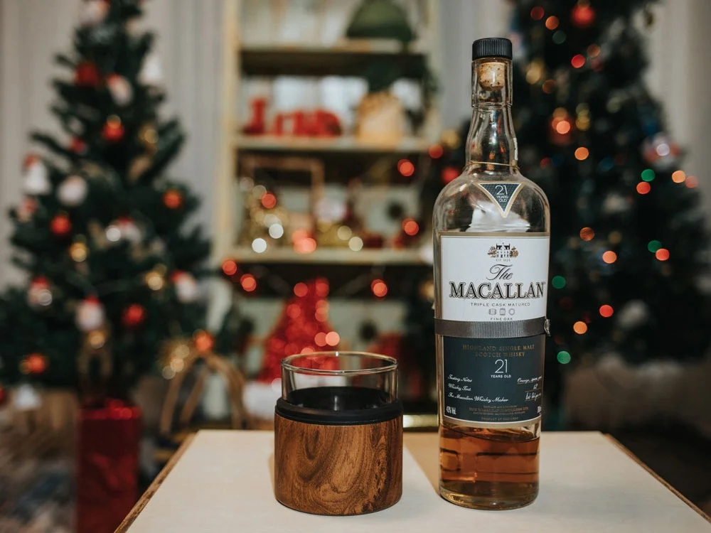 Тумблер для виски WHISKEY KUZIE дерево 311 мл - фото 4
