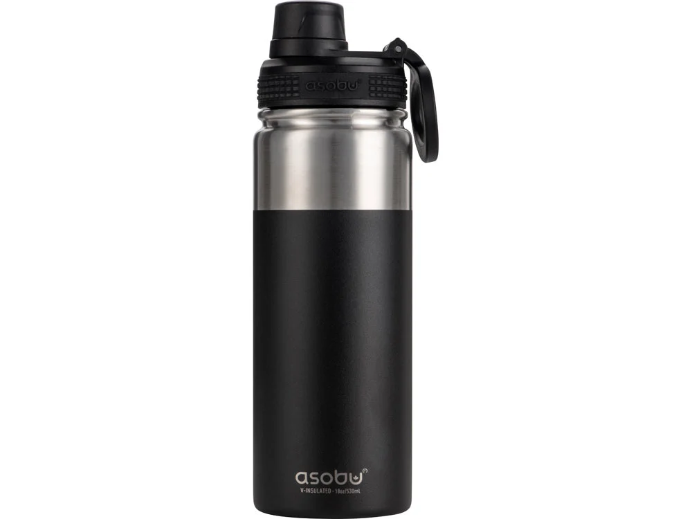 Вакуумная термобутылка ALPINE FLASK 530 мл черный - фото 6