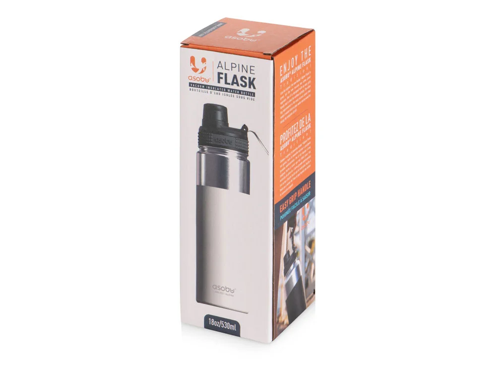 Вакуумная термобутылка ALPINE FLASK 530 мл белый - фото 11