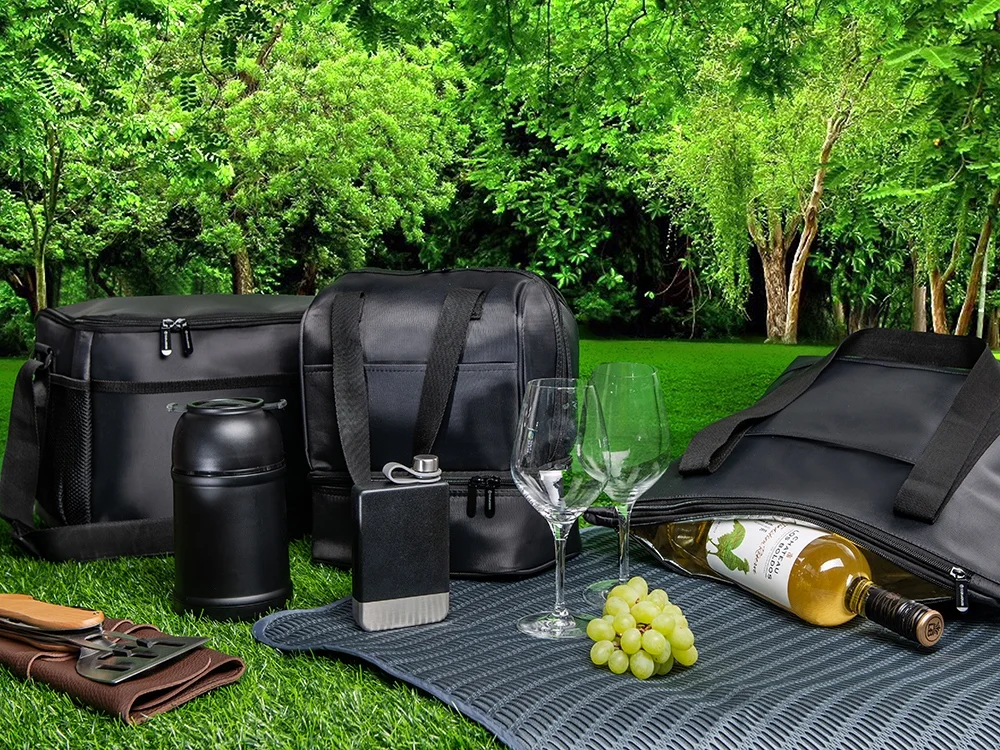 Плед для пикника «Module» с дышащей поверхностью, темно-серый - фото 10