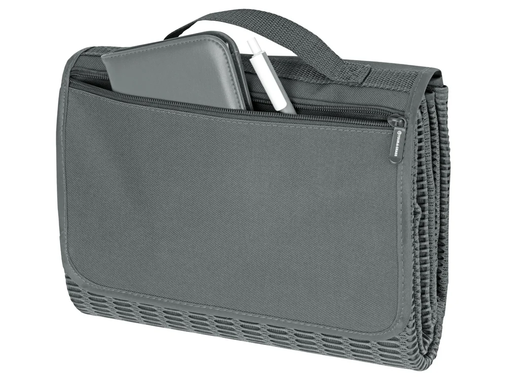 Плед для пикника «Module» с дышащей поверхностью, темно-серый - фото 2