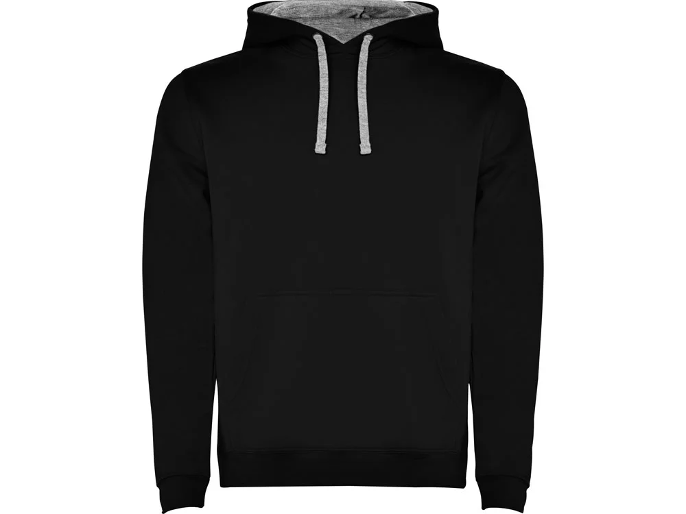 Толстовка с капюшоном Urban мужская черный/серый 2XL