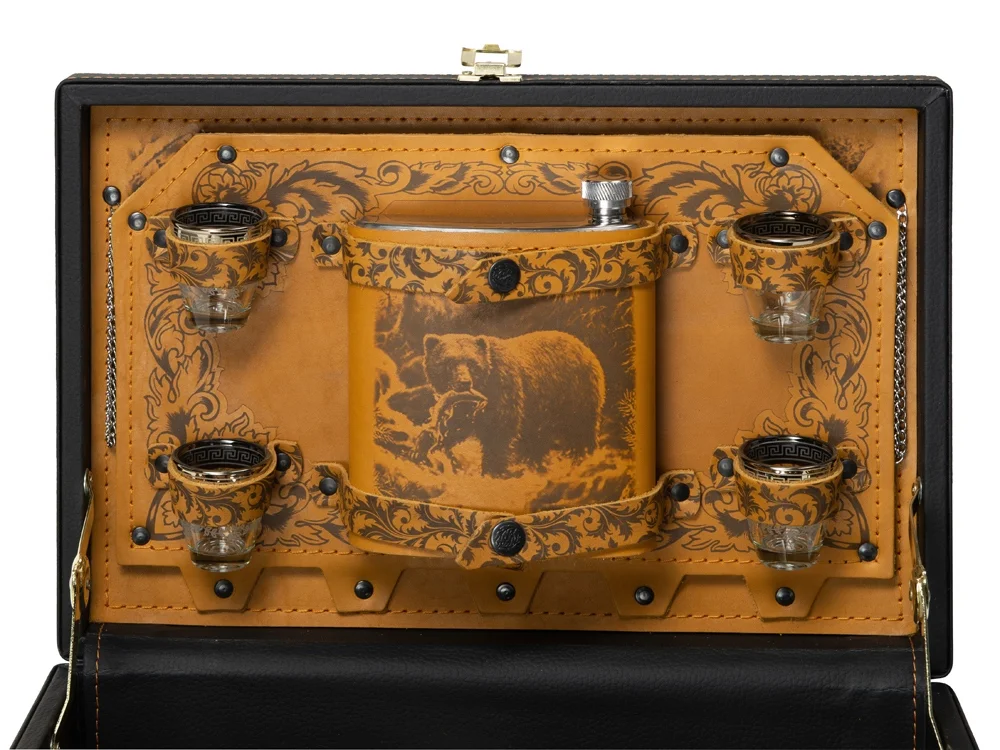 Подарочный набор «Пикник в лесу», темно-коричневый/рыжий - фото 3