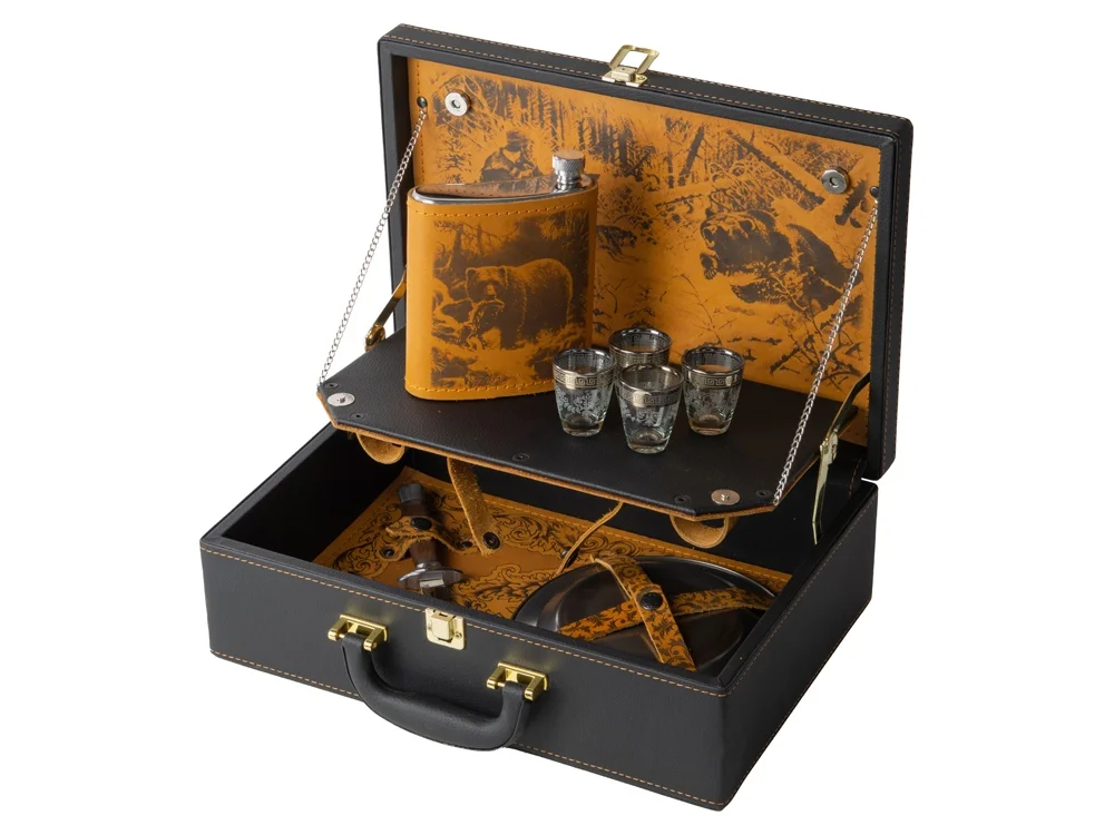 Подарочный набор «Пикник в лесу», темно-коричневый/рыжий - фото 4