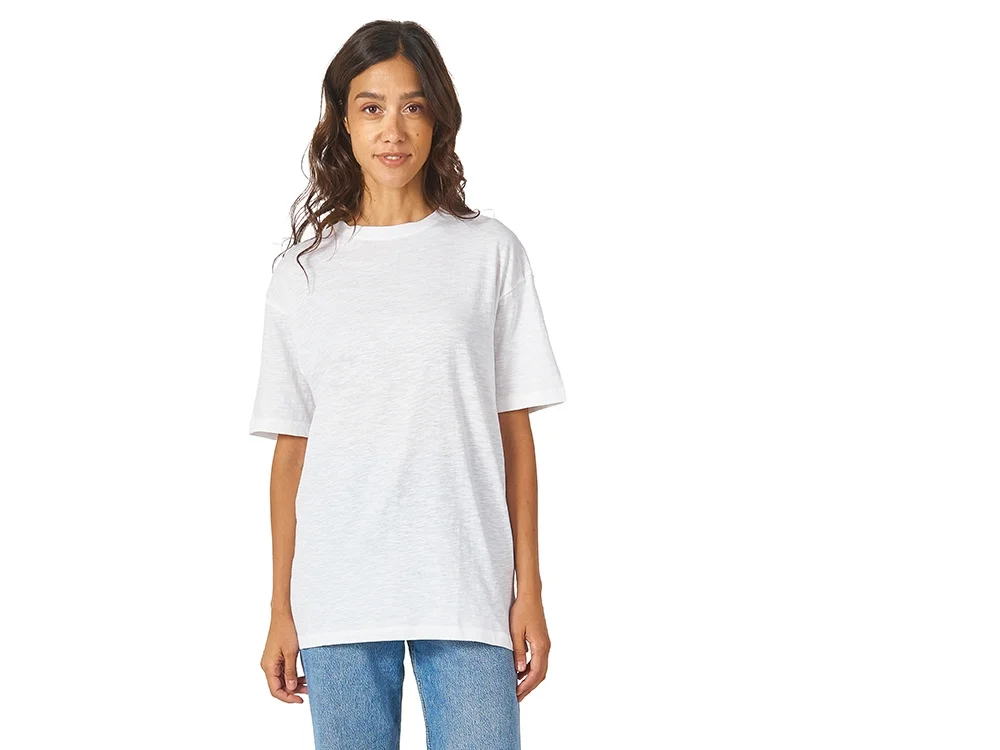 Футболка из текстурного джерси Portofino унисекс белый XL - фото 3