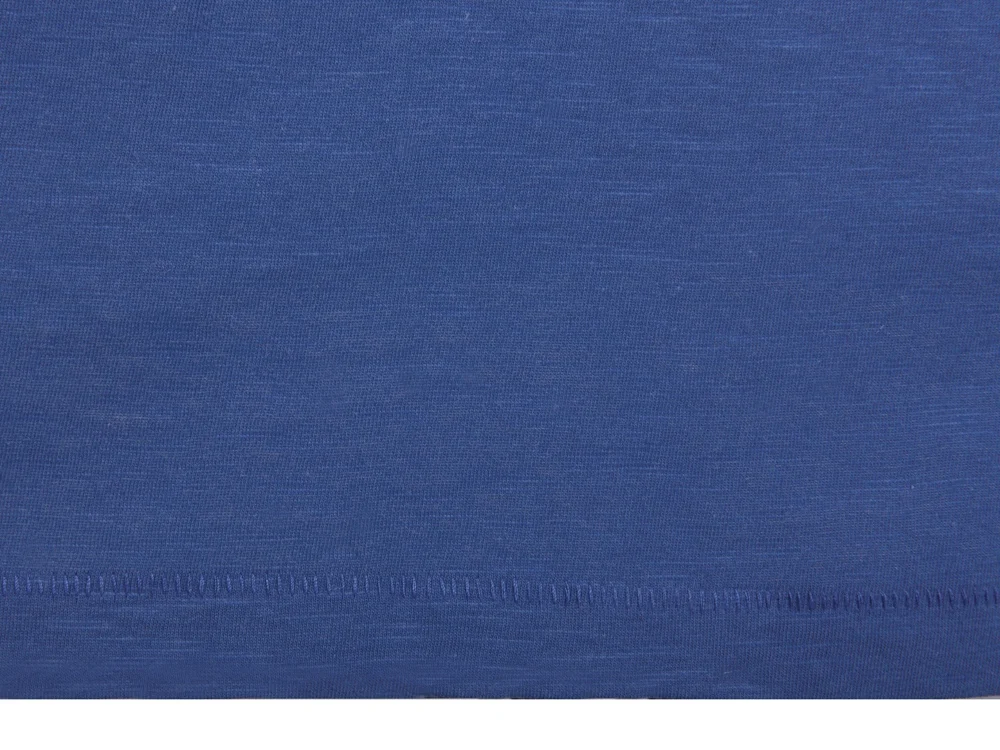 Футболка из текстурного джерси Portofino унисекс классический синий 2XL - фото 13