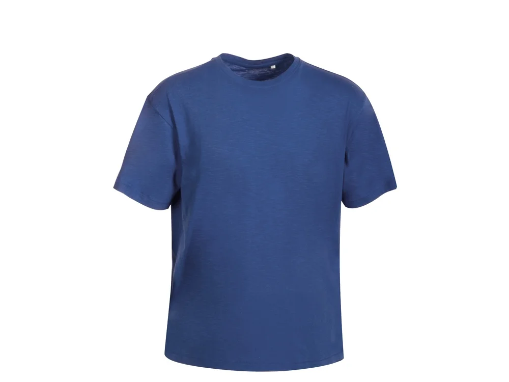 Футболка из текстурного джерси Portofino унисекс классический синий 2XL - фото 9