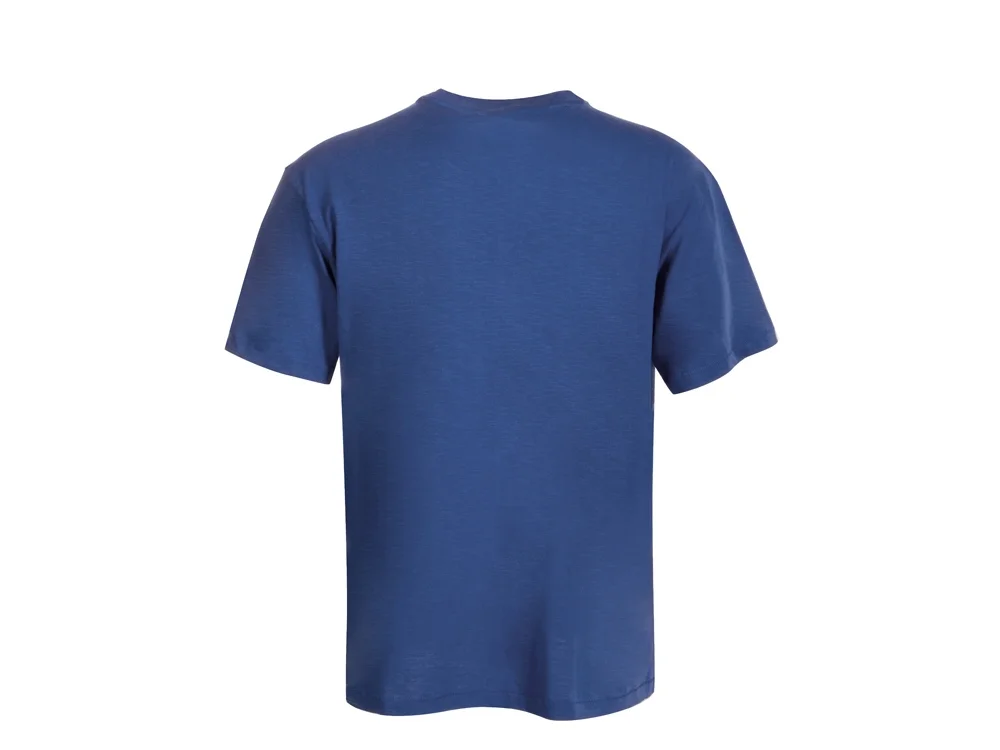 Футболка из текстурного джерси Portofino унисекс классический синий L - фото 10