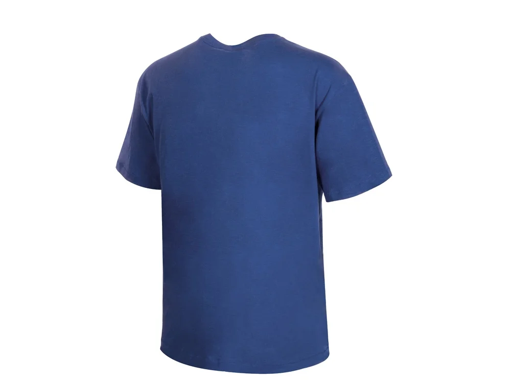Футболка из текстурного джерси Portofino унисекс классический синий L - фото 8