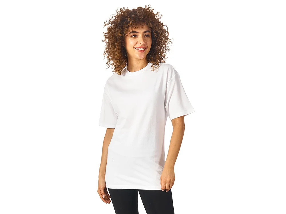 Футболка из френч терри Warsaw унисекс белый XL - фото 3