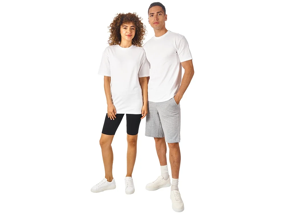 Футболка из френч терри Warsaw унисекс белый XL - фото 6